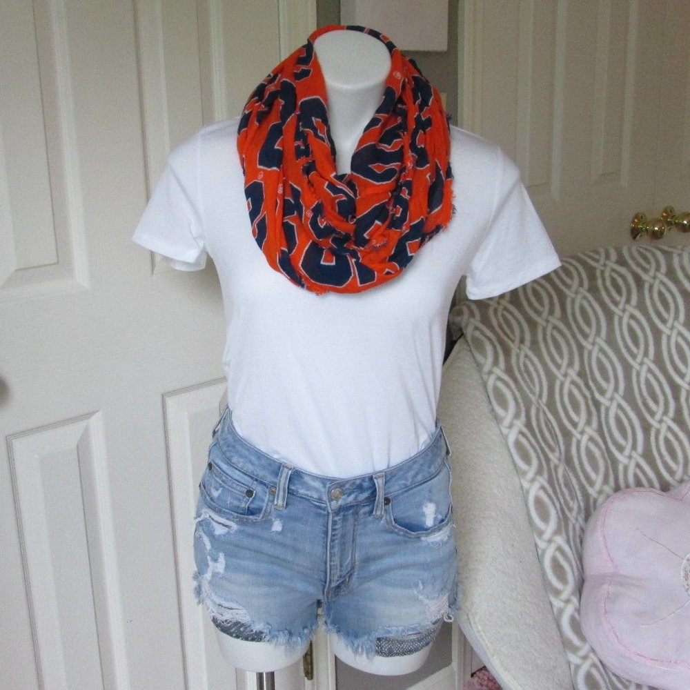 ZOOZATZ SYRACUSE UNIVERITY WOMENS ORANGE INFINITY SCARF